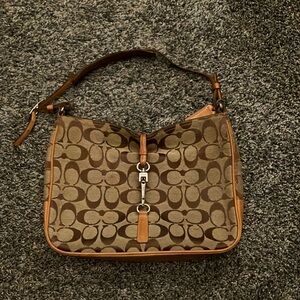 Brown/Tan Coach purse